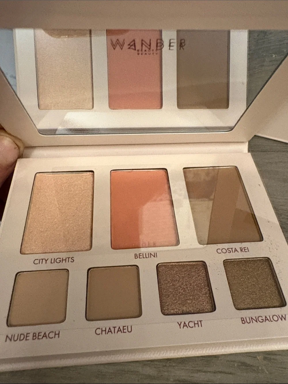 💋WANDER BEAUTY: Sun-kissed Palette - eyeshadow&cheeks- shimmering neutral colors